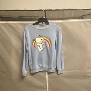 Blue snoopy sweatshirt